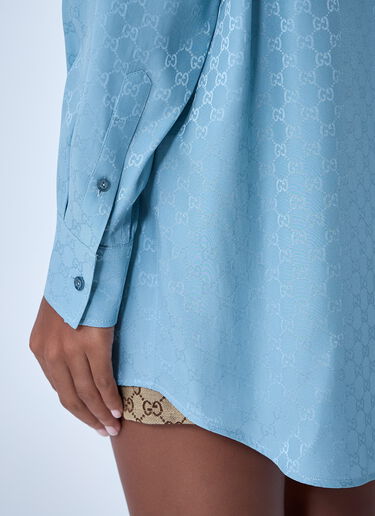Monogram Shirt Gucci Monogram Shirt Blue guc0261129
