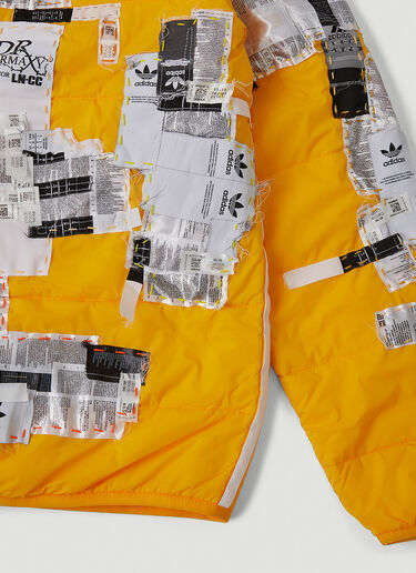 DRx FARMAxY FOR LN-CC x adidas Upcycled Appliqué Hooded Jacket Yellow drx0345050
