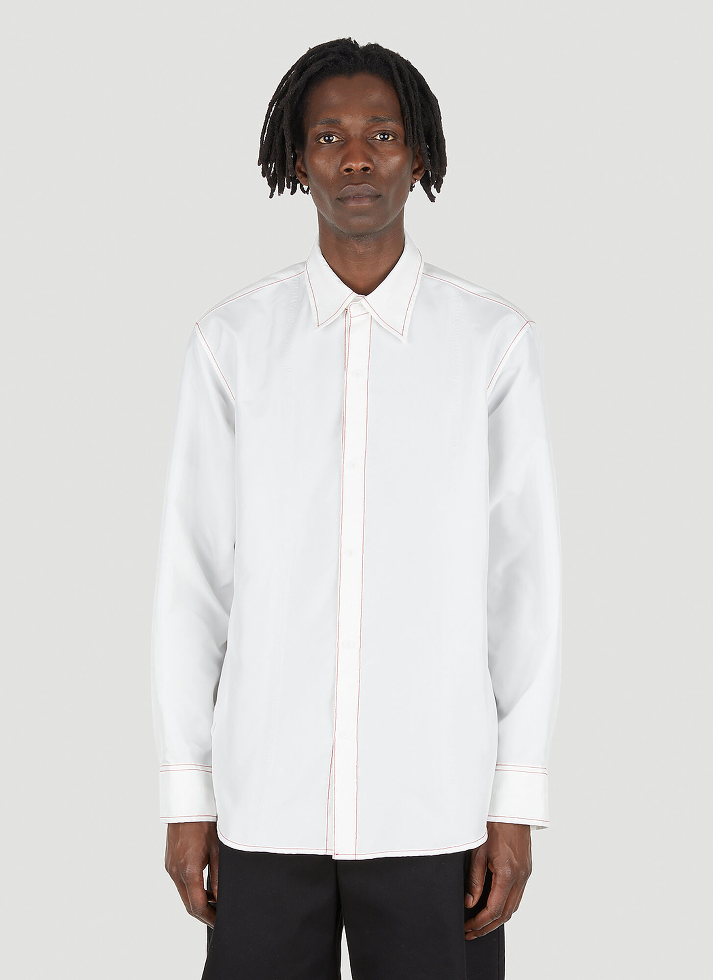 Kanghyuk Readymade Airbag Shirt In White