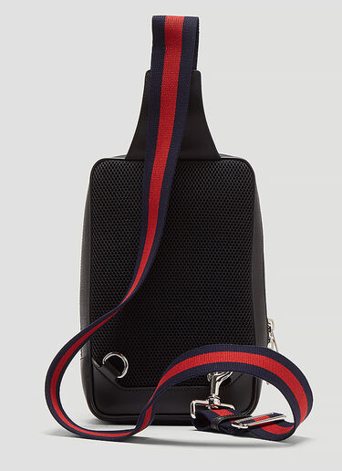 Gucci GG Supreme Web Belt Cross Body Bag Black guc0133054