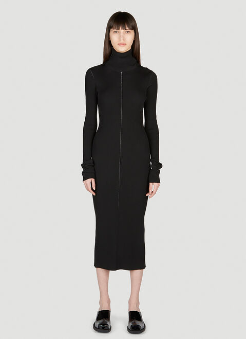 Marni Roll Neck Dress Black mni0254003