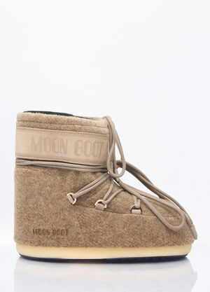 Moon Boot Icon Low Felt Boots White mnb0358002