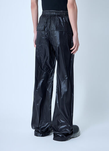 Rick Owens DRKSHDW Creatch Wide Cargo Drawstring Pants Black drk0164005
