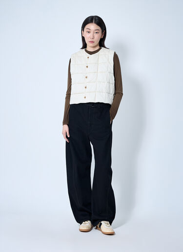 Lemaire Wadded Gilet Cream lem0260001