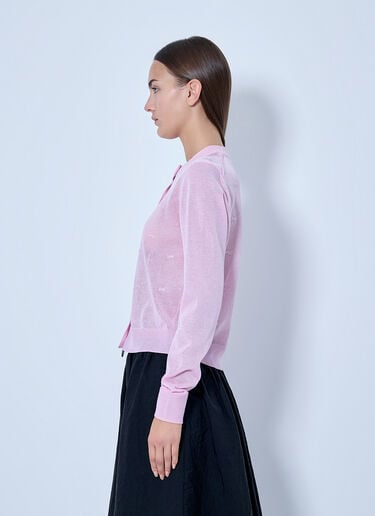 LN-CC® - Cecilie Bahnsen: Pretty Bow Knit Cardigan - Pink Cecilie Bahnsen Pretty Bow Knit Cardigan Pink cec0266018