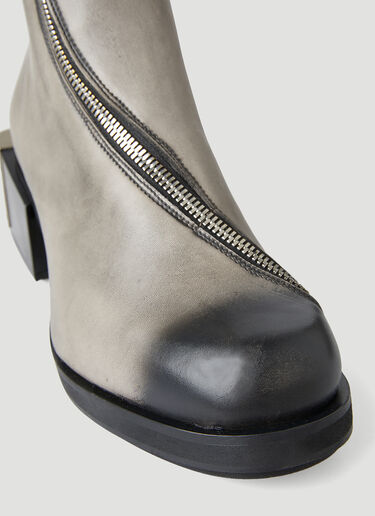 GmbH Sprayed Zip Ankle Boots Grey gmb0150004