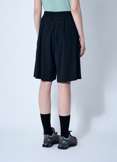 MM6 Maison Margiela x Salomon 徽标图案短裤  黑色 mms0261008