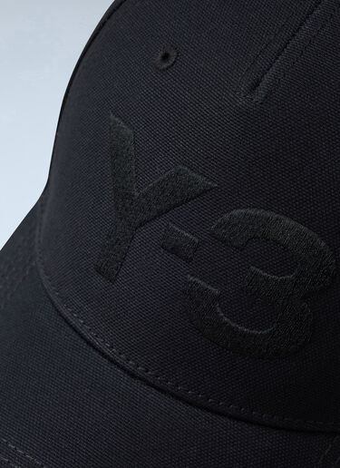 Y-3 Logo Motif Baseball Cap Black yyy0364003