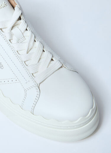 Chloé Lauren Leather Sneakers White chl0259054