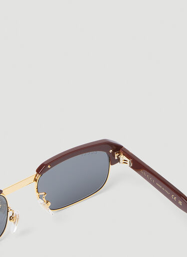 Rectangular Sunglasses Gucci Rectangular Sunglasses Brown guc0152332