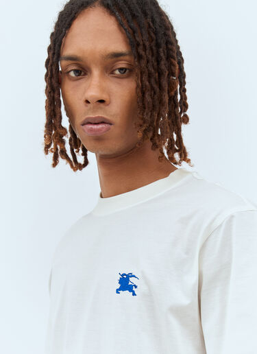 Burberry ロゴ刺繍Tシャツ  ホワイト bur0157006