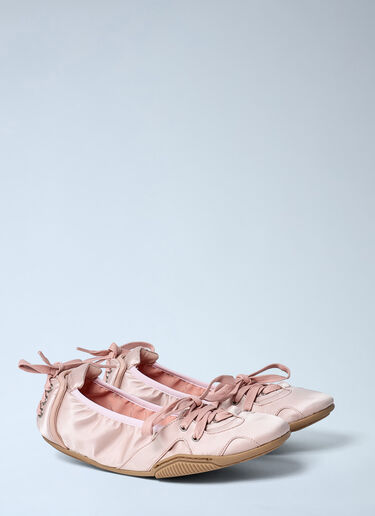 Satin Lace-Up Shoes Acne Studios Satin Lace-Up Shoes Pink acn0262024