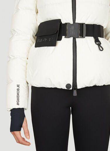 Moncler Grenoble Bouquetin Belted Padded Jacket White mog0253005