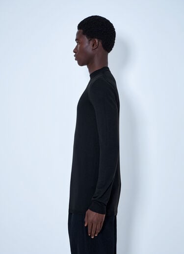 Rick Owens Fine Knit Crewneck Sweater Black ric0165077