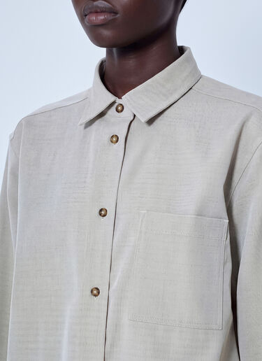 LN-CC® - RÓHE: Relaxed Shirt - Beige RÓHE Relaxed Shirt Beige roe0266013