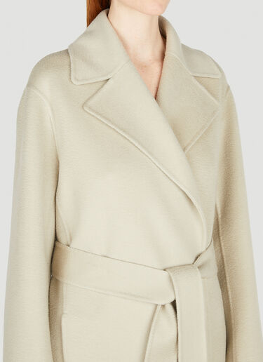 The Row Malika Coat Cream row0251014