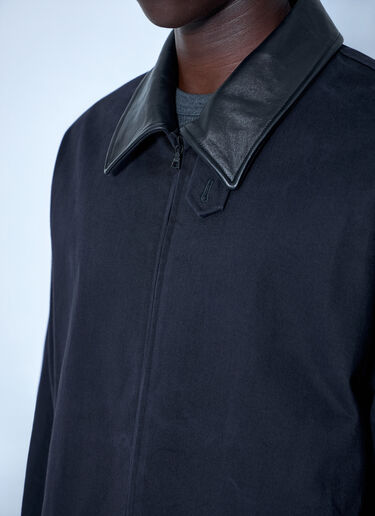 LN-CC® - ssstein: Sulfur Dyed Brush Chino Zip Jacket - Black ssstein Sulfur Dyed Brush Chino Zip Jacket Black sss0164004