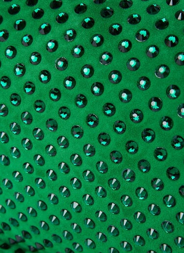 JW Anderson Embellished Bumper Shoulder Bag Green jwa0252010