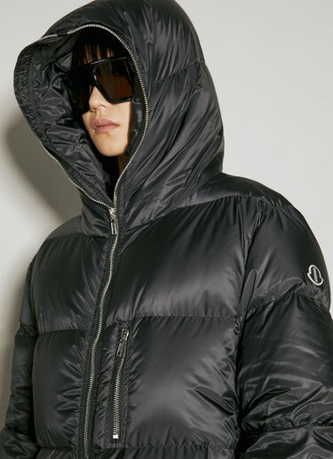 Moncler + Rick Owens Gimp Long Down Coat Black mcs0355005