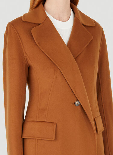 Sportmax Ezor Coat Brown spx0247007
