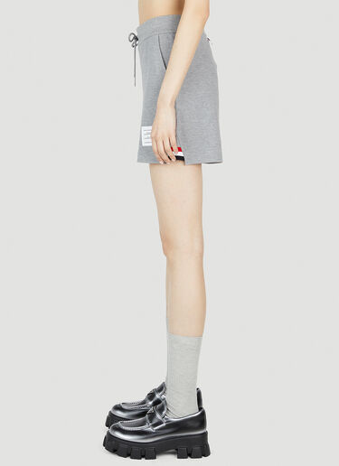 Thom Browne Logo Patch Track Shorts Grey thb0251024