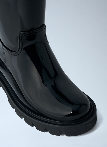 Kickstream Rain Boots Moncler Kickstream Rain Boots Black mon0263051