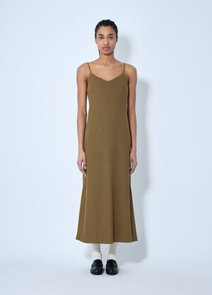 Sportmax Melfi Knit Midi Dress Yellow spx0260003
