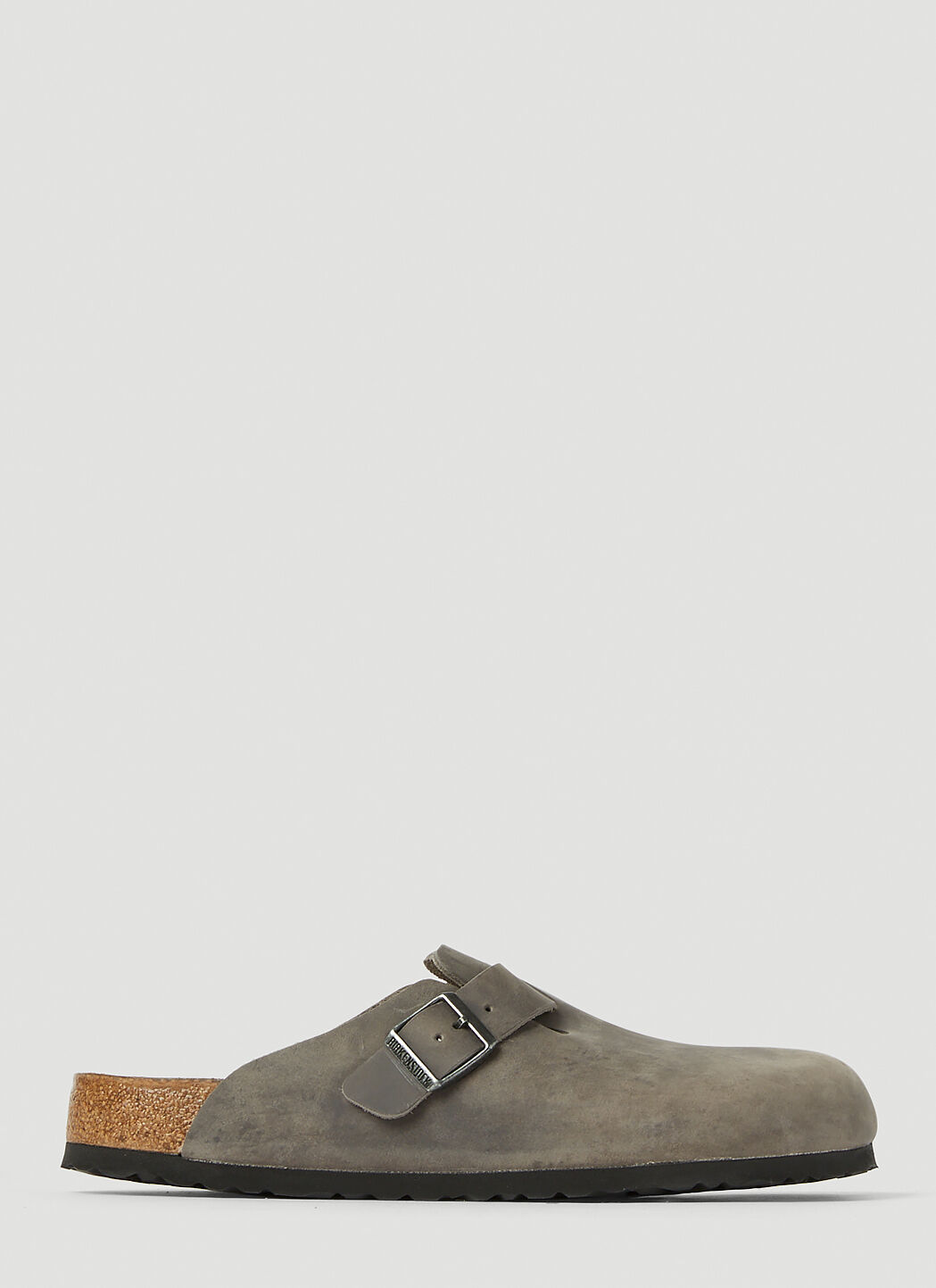 Oiled leather mules sale