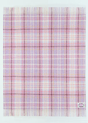 Burberry Oversized Plaid Scarf Blanket Black bur0155112