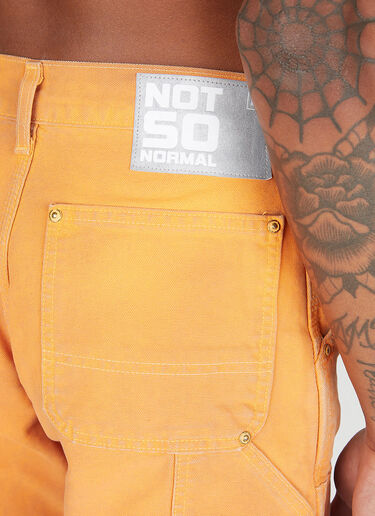 NOTSONORMAL Washed Working Shorts Orange nsm0351009