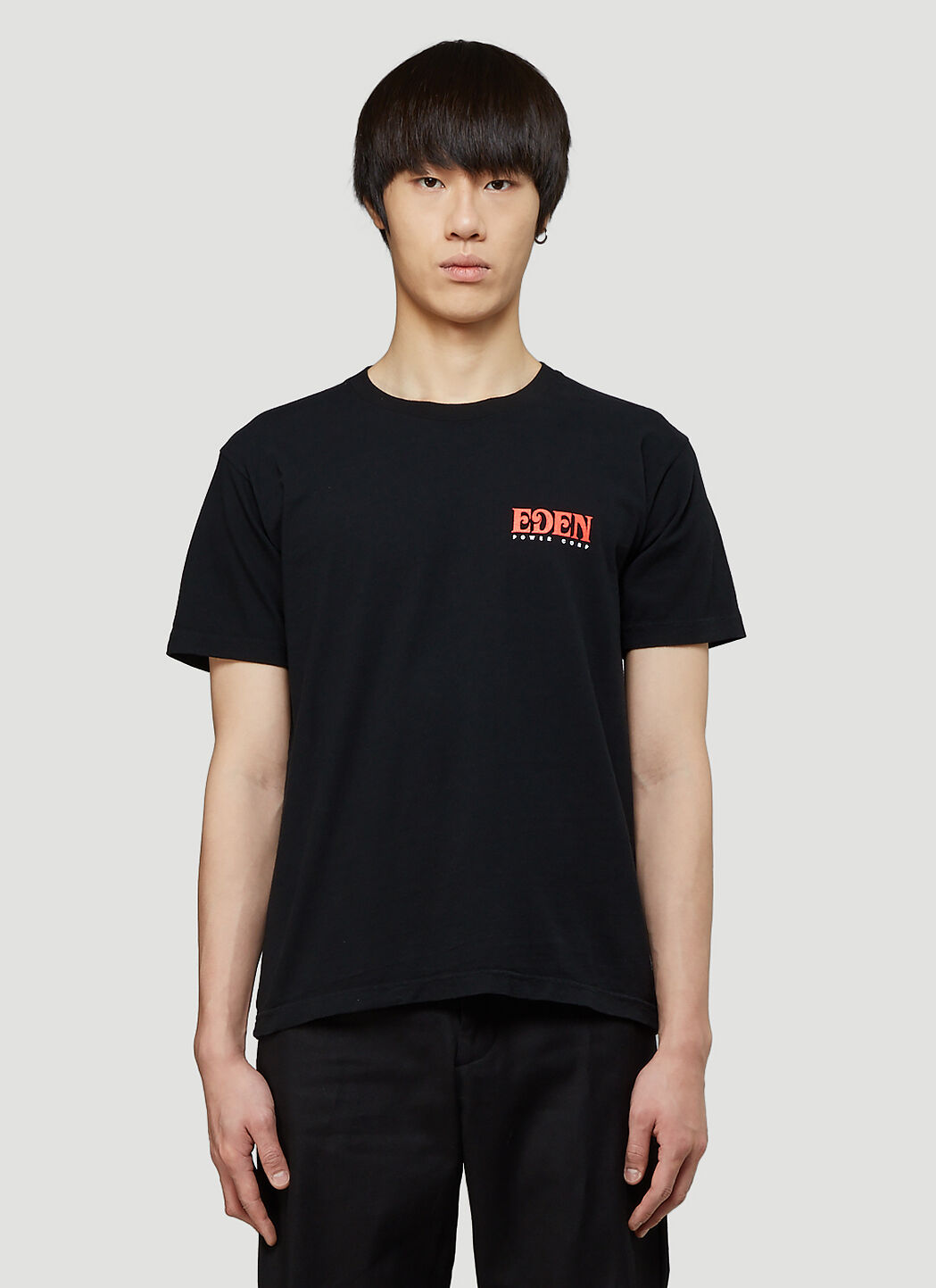 【予約販売】本 Power Eden Corp LN-CC | Black in T-Shirt Logo Recycled トップス