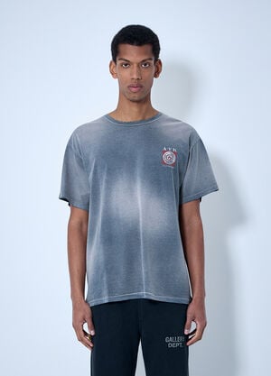Gallery Dept. Crewneck Distressed T-Shirt Grey gdp0164004