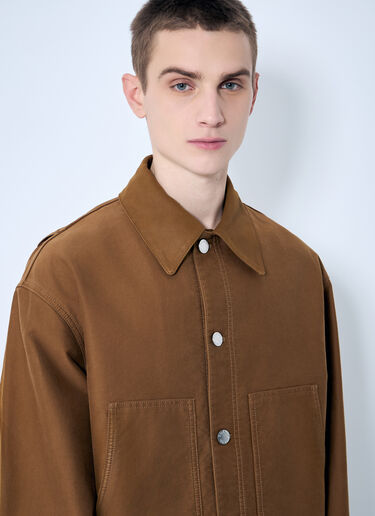 Prada Cotton Twill Jacket Camel pra0158002