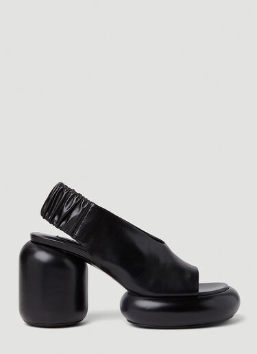 Jil Sander 粗跟鞋 黑色 jil0251040