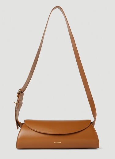 Jil Sander Cannolo 小号单肩包 棕色 jil0251019