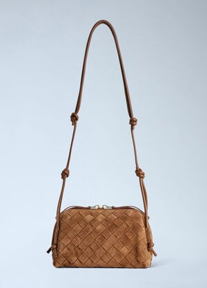 Bottega Veneta Concert Suede Pouch Brown bov0263026