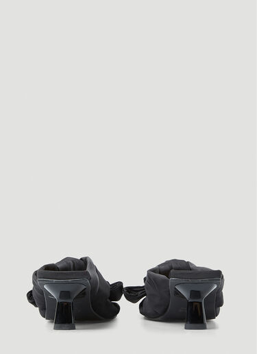 Soft Bow Kitten Heel Sandals GANNI Soft Bow Kitten Heel Sandals Black gan0251036