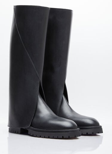 Ann Demeulemeester Jay Leather Boots Black ann0154013