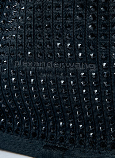 Alexander Wang Small Ryan Rhinestone Handbag Black awg0259042