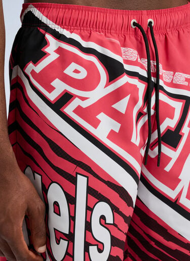 Palm Angels Racing Swimshorts Red pma0164166