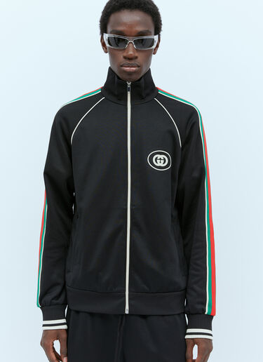 Gucci Web Stripe Track Jacket Black guc0153021