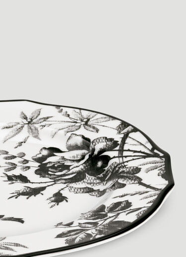 Gucci Set of Two Herbarium Dessert Plates Black wps0690071