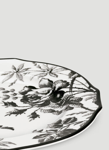 Set of Two Herbarium Dessert Plates Gucci Set of Two Herbarium Dessert Plates Black wps0690071