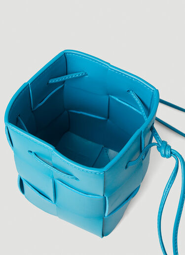Bottega Veneta Bucket Mini Shoulder Bag Blue bov0248089