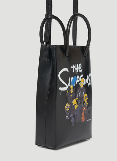 Balenciaga x The Simpsons 艺术画迷你单肩包 黑 bal0347014