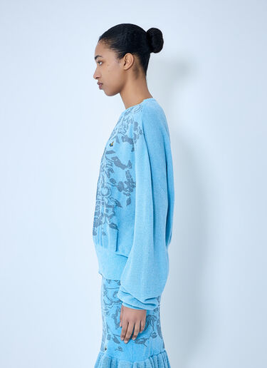Vivienne Westwood Jules Crewneck Knitted Jumper Blue vvw0264014