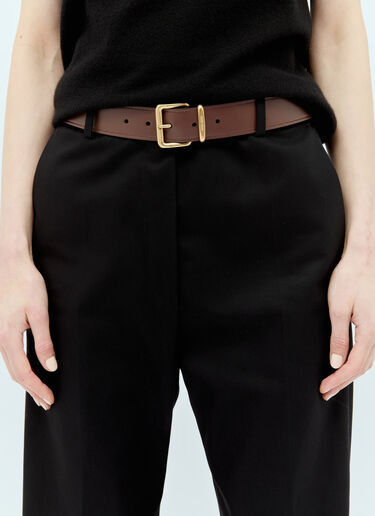 Miu Miu Leather Belt Brown miu0257021