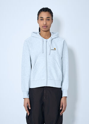 Gucci W' Hooded American Script Sweatshirt White guc0259031