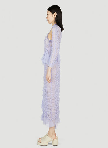 Ruched Cut Out Dress Ester Manas Ruched Cut Out Dress Purple est0252004