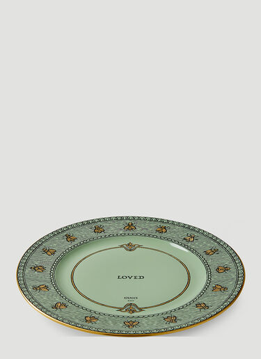 Gucci Set of Two Bee Charger Plate Green wps0670015